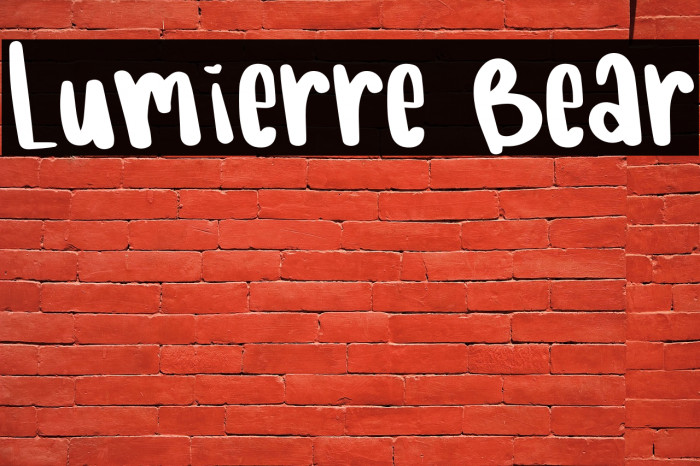 Lumierre Bear Example 2