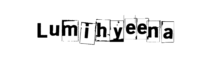 Lumihyeena  font caratteri gratis