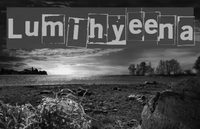 Lumihyeena Font examples