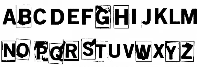Lumihyeena Schriftart Groß
