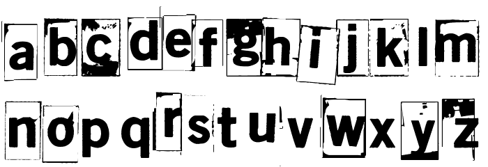 Lumihyeena Font LOWERCASE