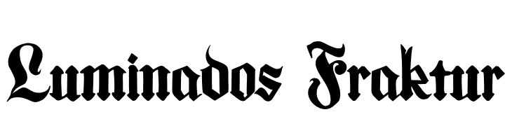 Luminados Fraktur フォント