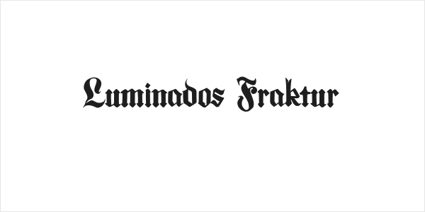 Luminados Fraktur Logo