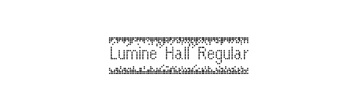 Lumine Hall Regular Font