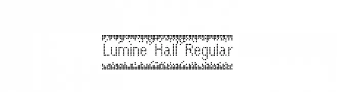 Lumine Hall Regular  免费字体下载