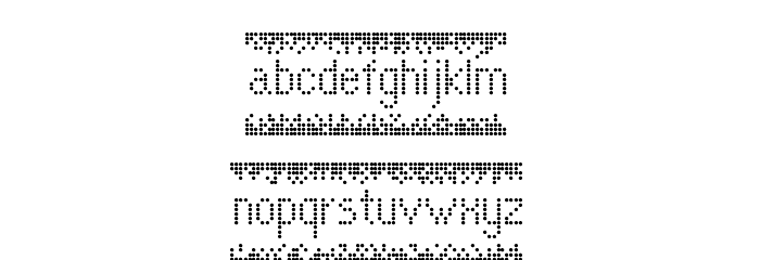 Lumine Hall Regular Font LOWERCASE