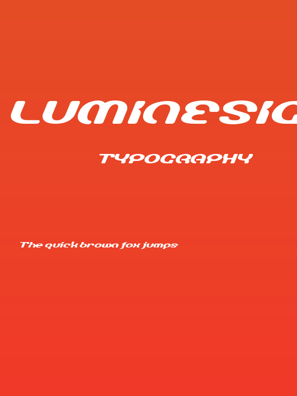 LumineSign Bold Poster