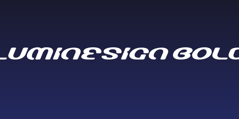 LumineSign Bold Social Header