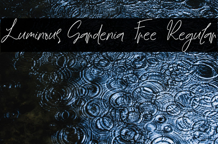 Luminous Gardenia Free Regular Example 1