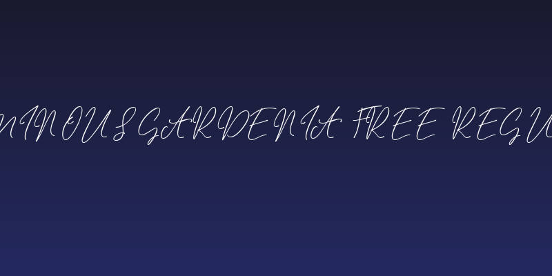 Luminous Gardenia Free Regular Social Header