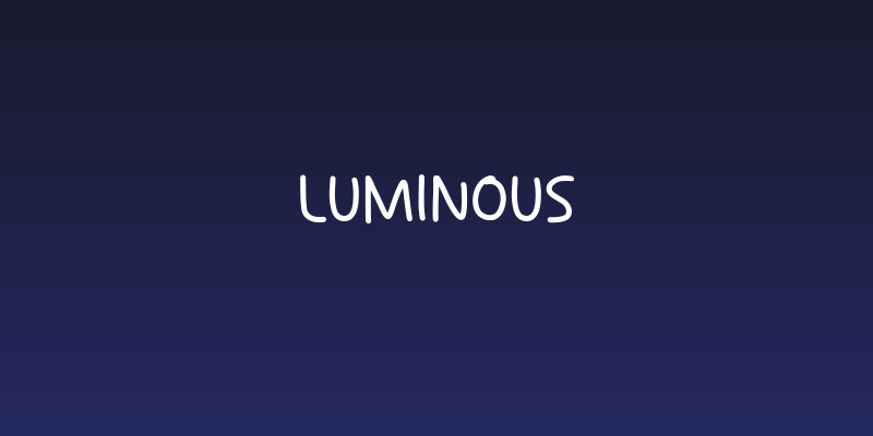 Luminous Social Header