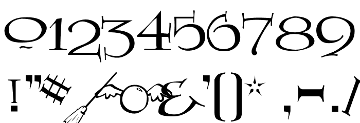 Lumos Font OTHER CHARS