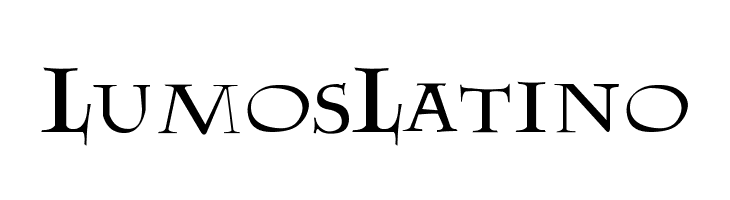 LumosLatino  フリーフォントのダウンロード