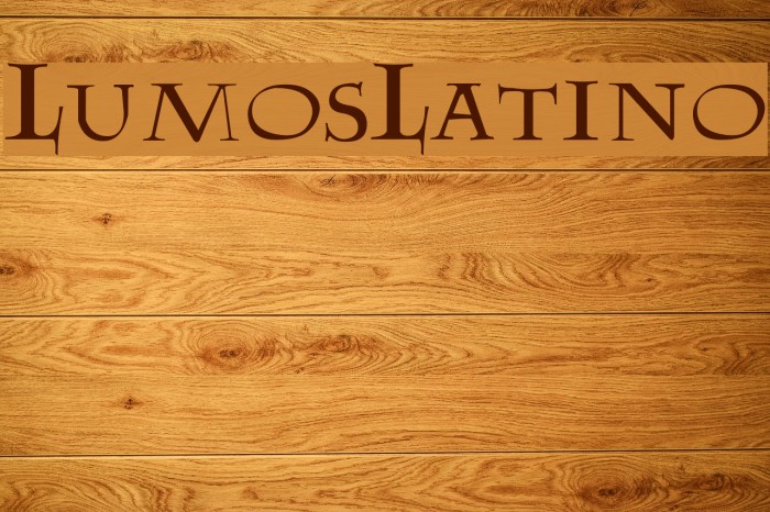 LumosLatino Font examples