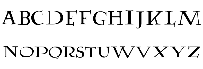 LumosLatino Font LOWERCASE