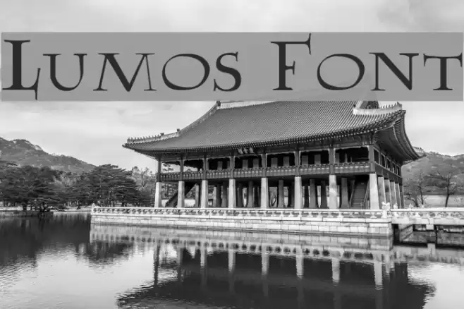 Lumos Schriftart examples