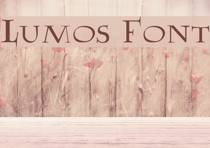Lumos Font examples