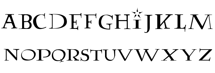 Lumos Font LOWERCASE