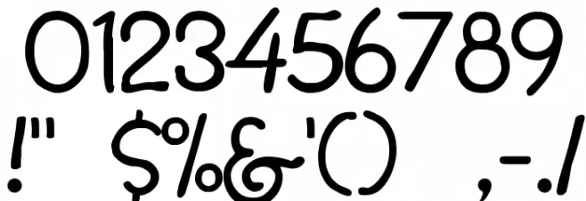 Lumparsky Font OTHER CHARS