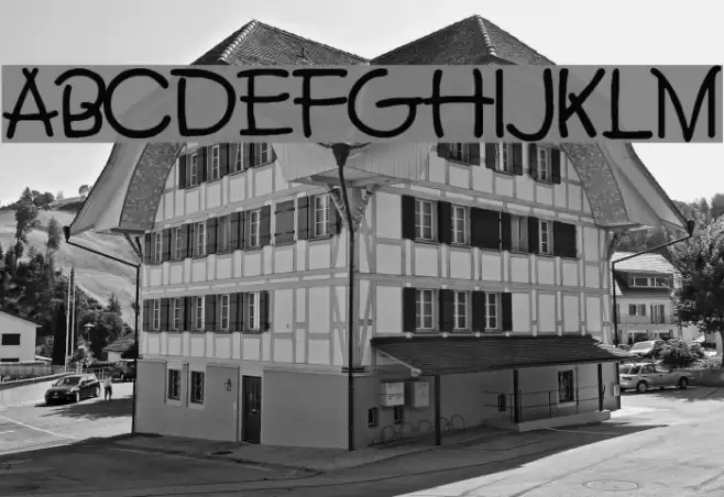 Lumparsky Font examples