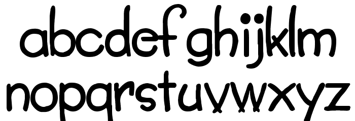 Lumparsky Font LOWERCASE