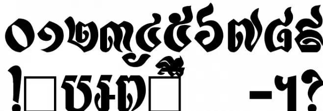 Lumphat New Font OTHER CHARS