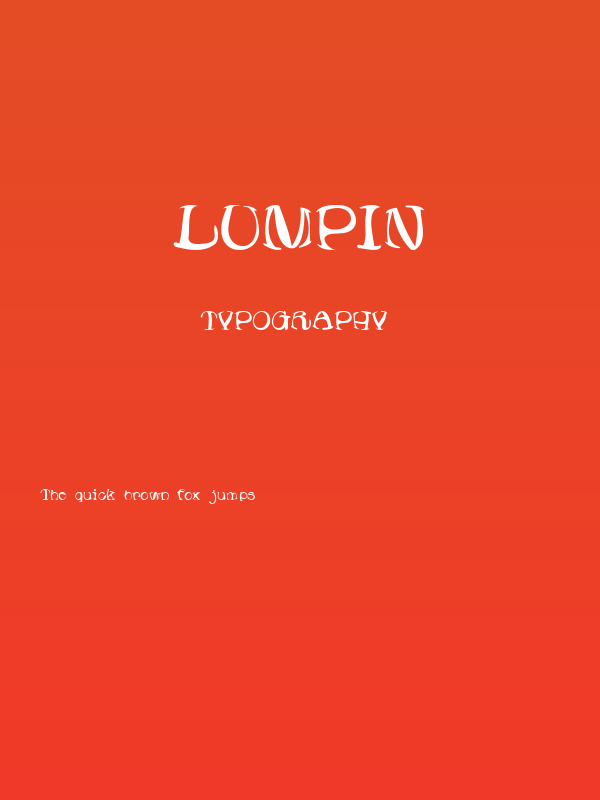 Lumpin Poster