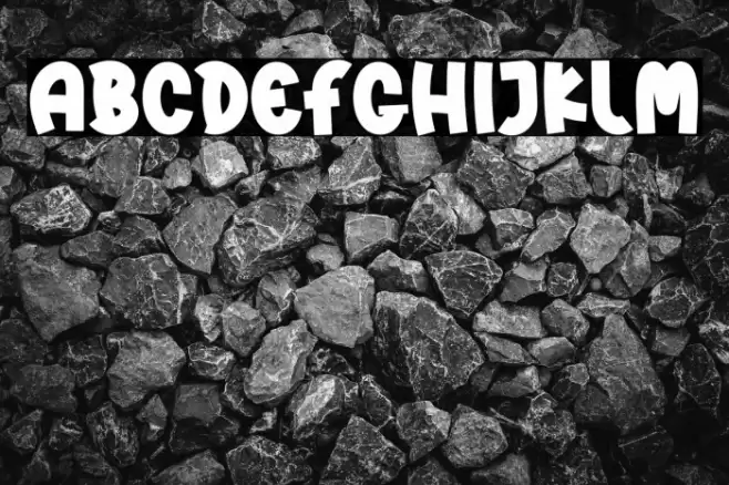 Lumps Snow फ़ॉन्ट examples