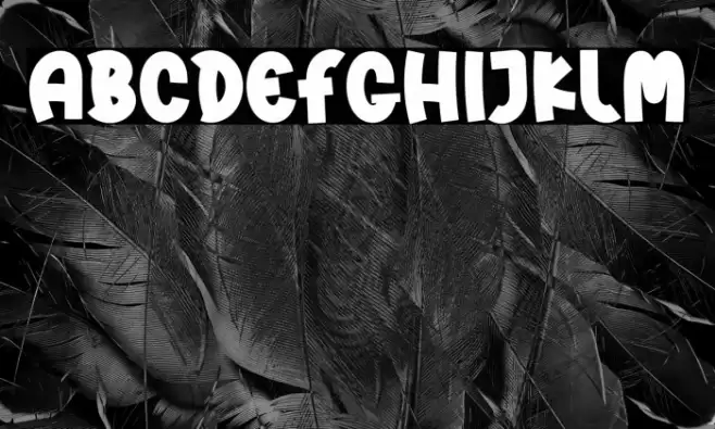 Lumps Snow फ़ॉन्ट examples