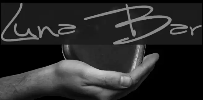 Luna Bar Font examples