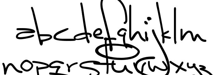 Luna Bar Font LOWERCASE