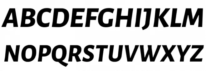 Luna Extra Bold Italic خط أحرف كبيرة