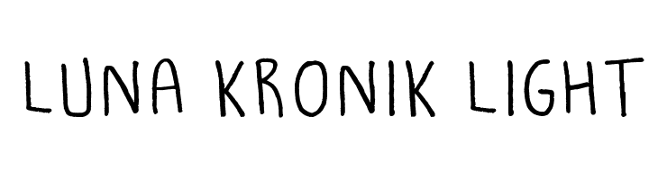 Luna Kronik Light  Fuentes Gratis Descargar