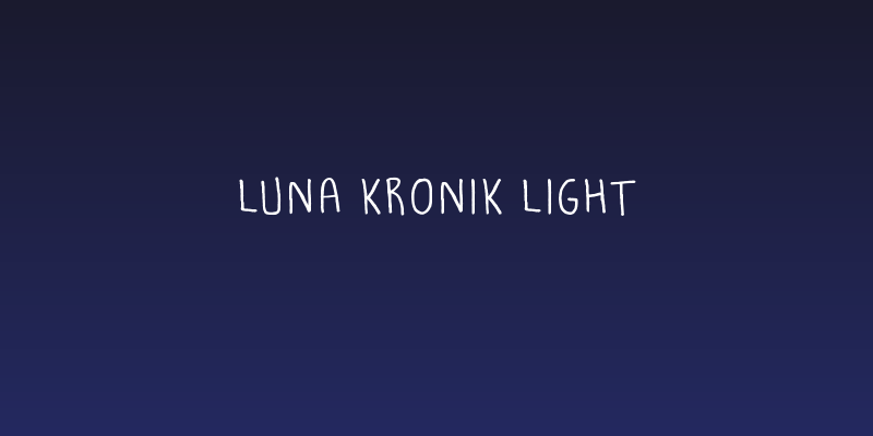 Luna Kronik Light Social Header