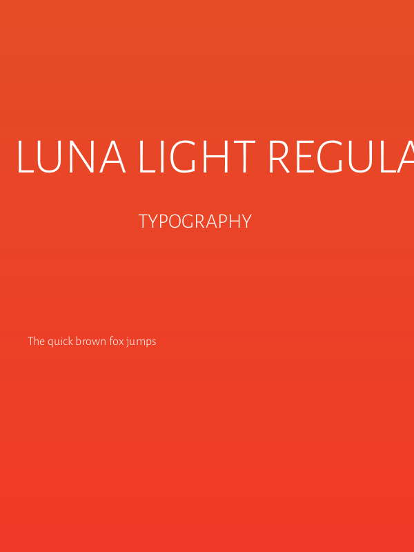 Luna Light Regular Poster