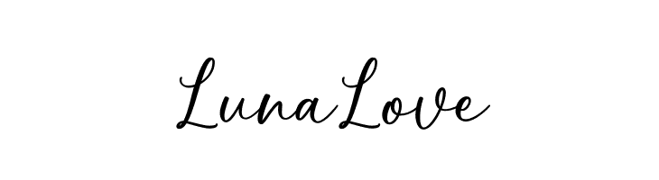 Luna Love  免费字体下载