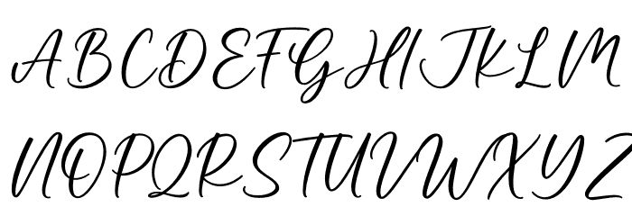 Luna Love Font UPPERCASE