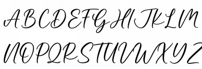 Luna Love Font UPPERCASE