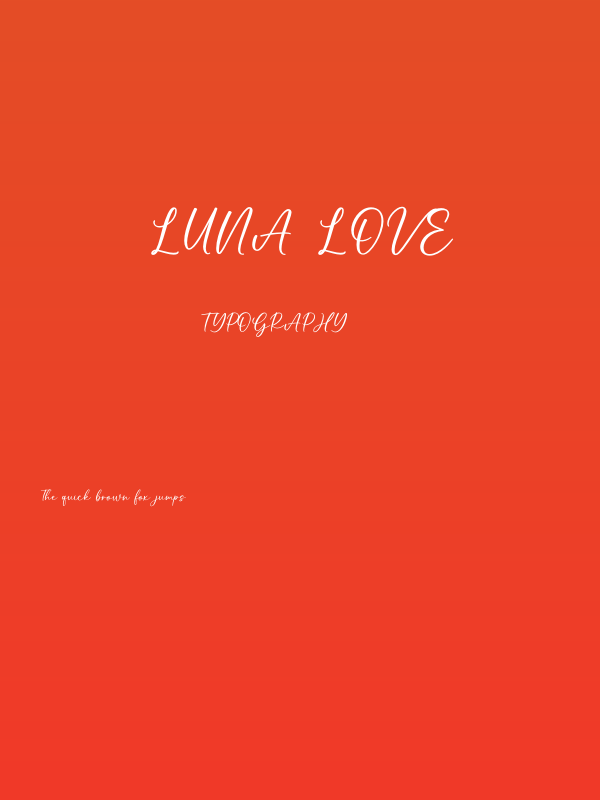 Luna Love Poster