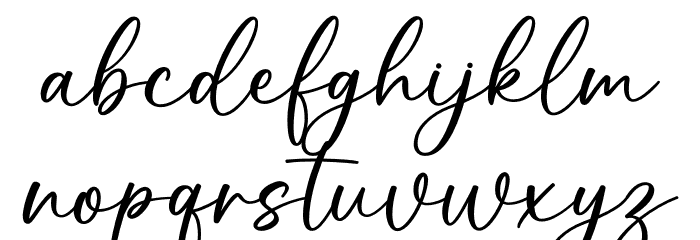 Luna Love Font LOWERCASE