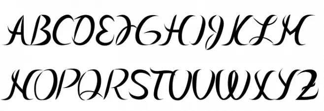 Luna Luna Font UPPERCASE