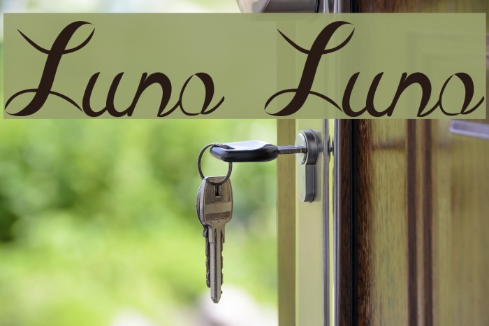 Luna Luna Font examples