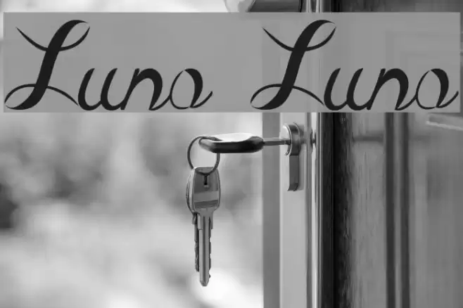 Luna Luna Font examples