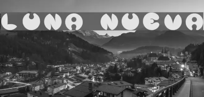 Luna Nueva Font examples