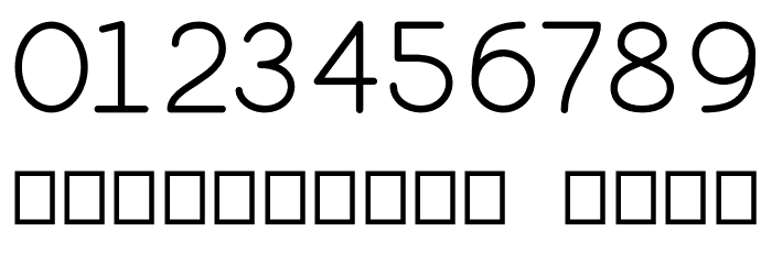 Luna-Regular Font OTHER CHARS