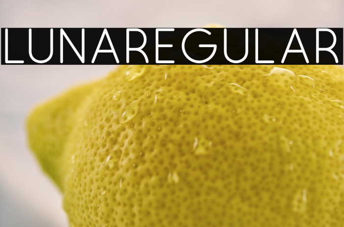 Luna-Regular Example 1