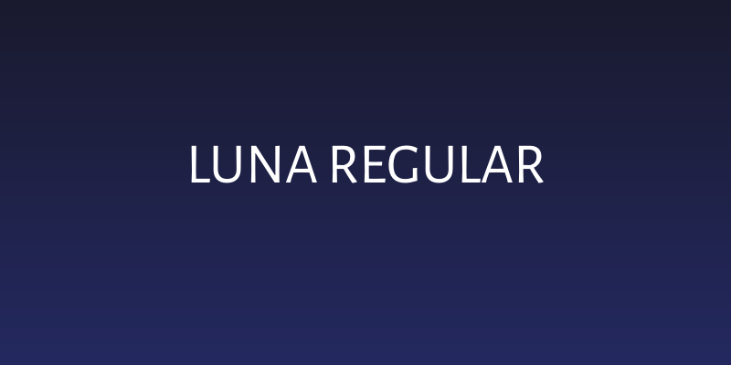 Luna Regular Social Header