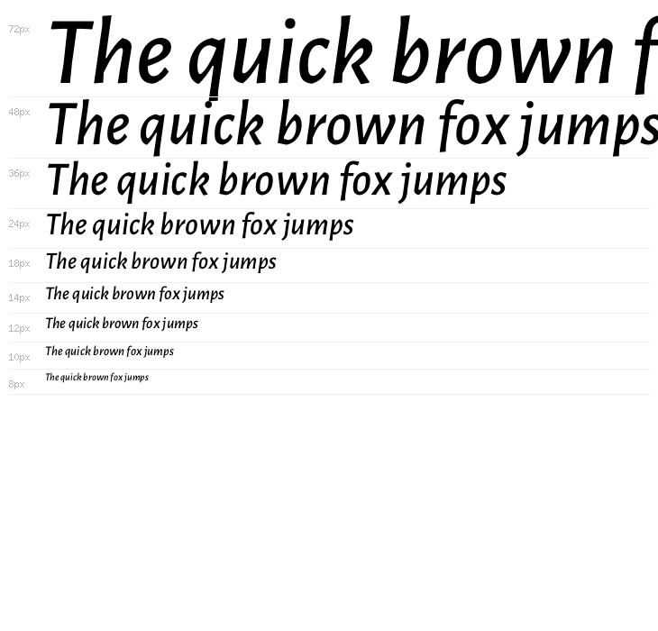 Luna Semi Bold Italic Waterfall