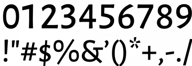 Luna Semi Bold Regular Font OTHER CHARS