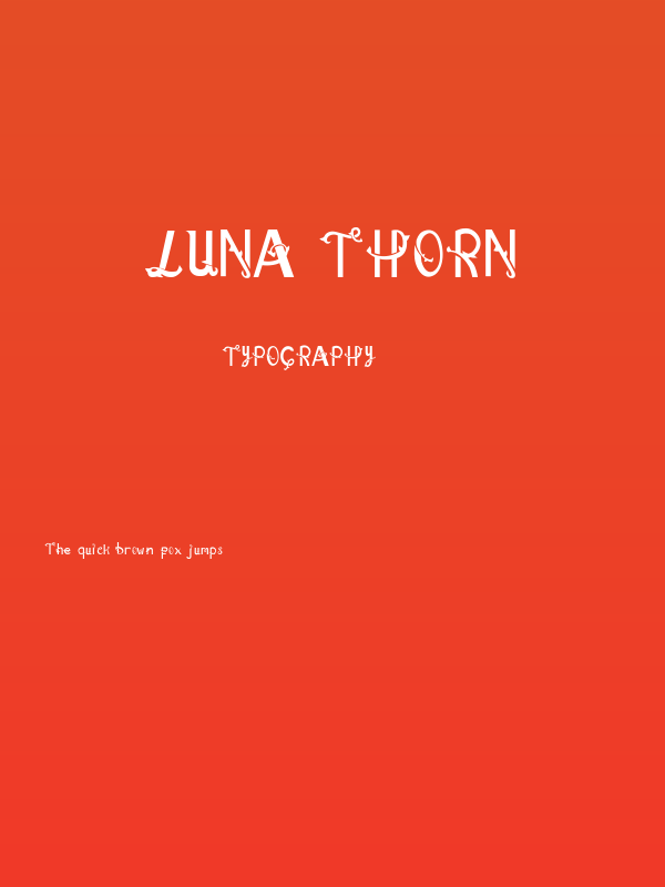 Luna thorn Poster